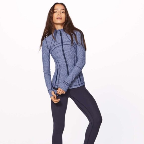 Lululemon Define Jacket (Rulu)Heathered Hero Blue Size 4 - Picture 3 of 12